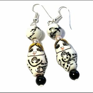 Nesting Doll Earrings for Christmas Handmade